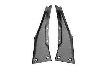 Carénage Latéral au-dessous selle (couvert) Carbone pour Kawasaki ZX-10R 2016- Carbone+Fibre de Verre | Toile Contraignant | Mat