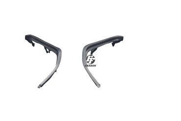 Carbon Seitenverkleidung unter Sitz für Ducati Multistrada 1200 2015-2017 / 1200S Touring / 1260 2018- Carbon+Fiberglas | Leinwand | Matt