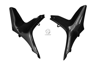 Carénage Latéral au-dessous selle Carbone pour Ducati Scrambler Carbone+Fibre de Verre | Toile Contraignant | Brillant