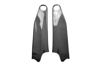 Carenado lateral debajo del depósito Carbono por Ducati Streetfighter V4 Carbono+Fibra de vidrio | Patron Sencillo | Brillante