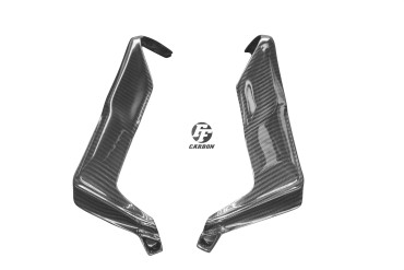 Carénage Latéral au-dessous réservoir Carbone pour Triumph Daytona 675 2013-2017 / Street Triple 2013- Carbone+Fibre de Verre | Toile Sergé | Brillant