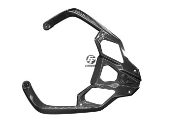 Poignées Passager Carbone pour BMW R1200GS 2013-2018 / R1250GS 2017- 100% Carbone | Toile Contraignant | Brillant