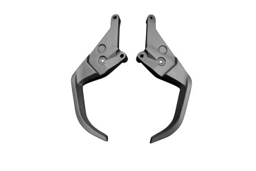 Impugnature per i passeggeri Carbonio per KTM 790 Adventure / R / R Rally / 890 Adventure Carbonio+Fibra di Vetro | Tela | Opaco
