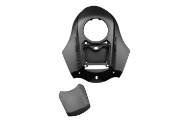 Covertor del depósito Carbono por BMW R 1200 GS Adventure Carbono+Fibra de Vidrio | Patron Enlazado | Opaco
