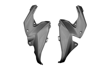 Carbon Tankverkleidung Seitenteile für Kawasaki Z900 2020- 100% Carbon | Köper | Matt