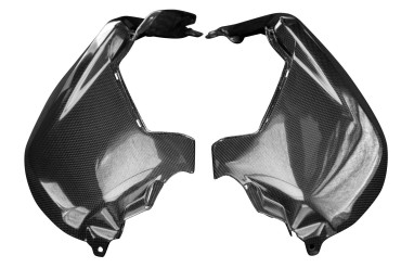 Carénage du réservoir (parties Latérales) Carbone pour Yamaha MT-07 2018-2020 100% Carbone | Toile Contraignant | Brillant