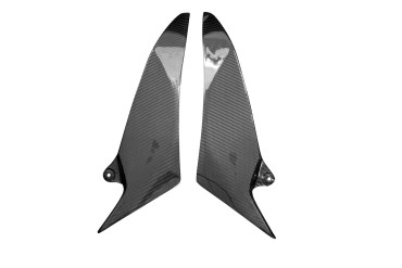 Carénage du réservoir (parties Latérales) Carbone pour Yamaha YZF-R1 2015-2019 Carbone+Fibre de Verre | Toile Contraignant | Brillant