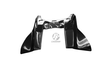 Carenado de depósito Carbono por Honda CB 650 R / CBR 650 R 2019- Carbono+Fibra de Vidrio | Patron Sencillo | Brillante
