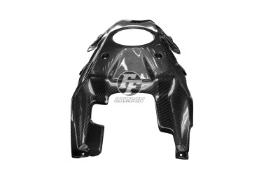 Carénage du réservoir Carbone pour Yamaha MT-07 2018-2020 Carbone+Fibre de Verre | Toile Sergé | Brillant