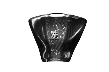 Carenado de depósito Carbono por Yamaha YZF-R6 2017- Carbono+Fibra de Vidrio | Patron Enlazado | Brillante