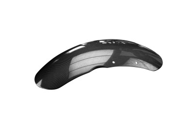 Guardafango frontal Carbono por Triumph Rocket 3 GT / R 2020- 100% Carbono | Patron Sencillo | Brillante
