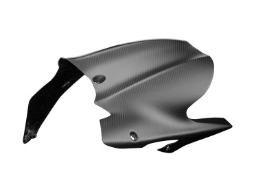 Guardafango posterior (versión corta) Carbono por Ducati Diavel 2010-2018 Carbono+Fibra de Vidrio | Patron Enlazado | Opaco