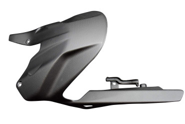 Garde boue arrière Carbone pour Ducati Diavel V4 2023- Carbone+Fibre de Verre | Toile Contraignant | Mat