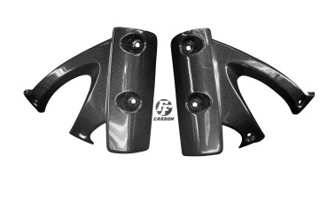 Parafango anteriore Pannelli laterali Carbonio per Buell XB12STT / XB12X Carbonio+Fibra di Vetro | Tela | Brillante