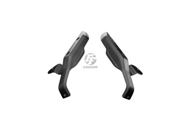 Garde boue avant (seulement parties latérales) Carbone pour Ducati Scrambler 1100 / 1100 Special / 1100 Sport 2018- Carbone+Fibre de Verre | Toile Contraignant | Mat