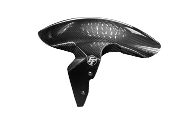 Guardafango frontal Carbono por BMW S1000RR 2010-2018 / S1000R 2014-2020 / S1000XR 100% Carbono | Patron Enlazado | Brillante