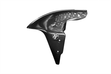 Garde boue avant Carbone pour Ducati Supersport 939 2017-2020 / 950 2021- Carbone+Fibre de Verre | Toile Contraignant | Brillant