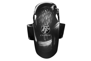 Guardafango frontal Carbono por Honda CB 650 R 2021- / CBR 650 R 2019- Carbono+Fibra de Vidrio | Patron Sencillo | Brillante