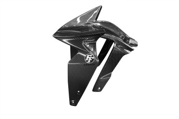 Garde boue avant Carbone pour MV Agusta Rivale 800 2013 Carbone+Fibre de Verre | Toile Sergé | Brillant