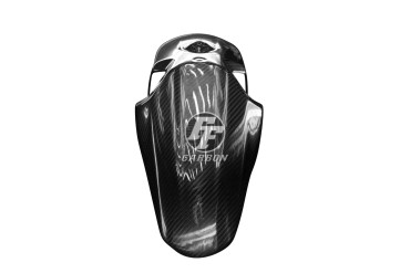 Garde boue avant Carbone pour Yamaha MT-07 2018-2020 / 2021- Carbone+Fibre de Verre | Toile Sergé | Brillant